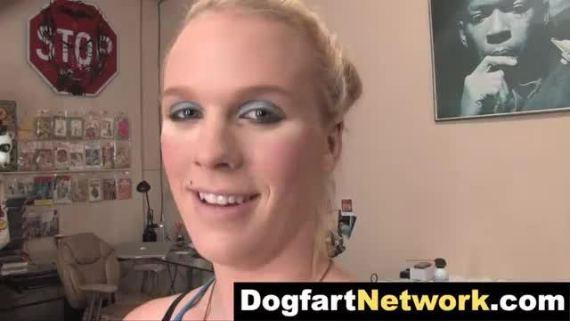 Blonde preggo Hydii May fucked by black cock and BBC